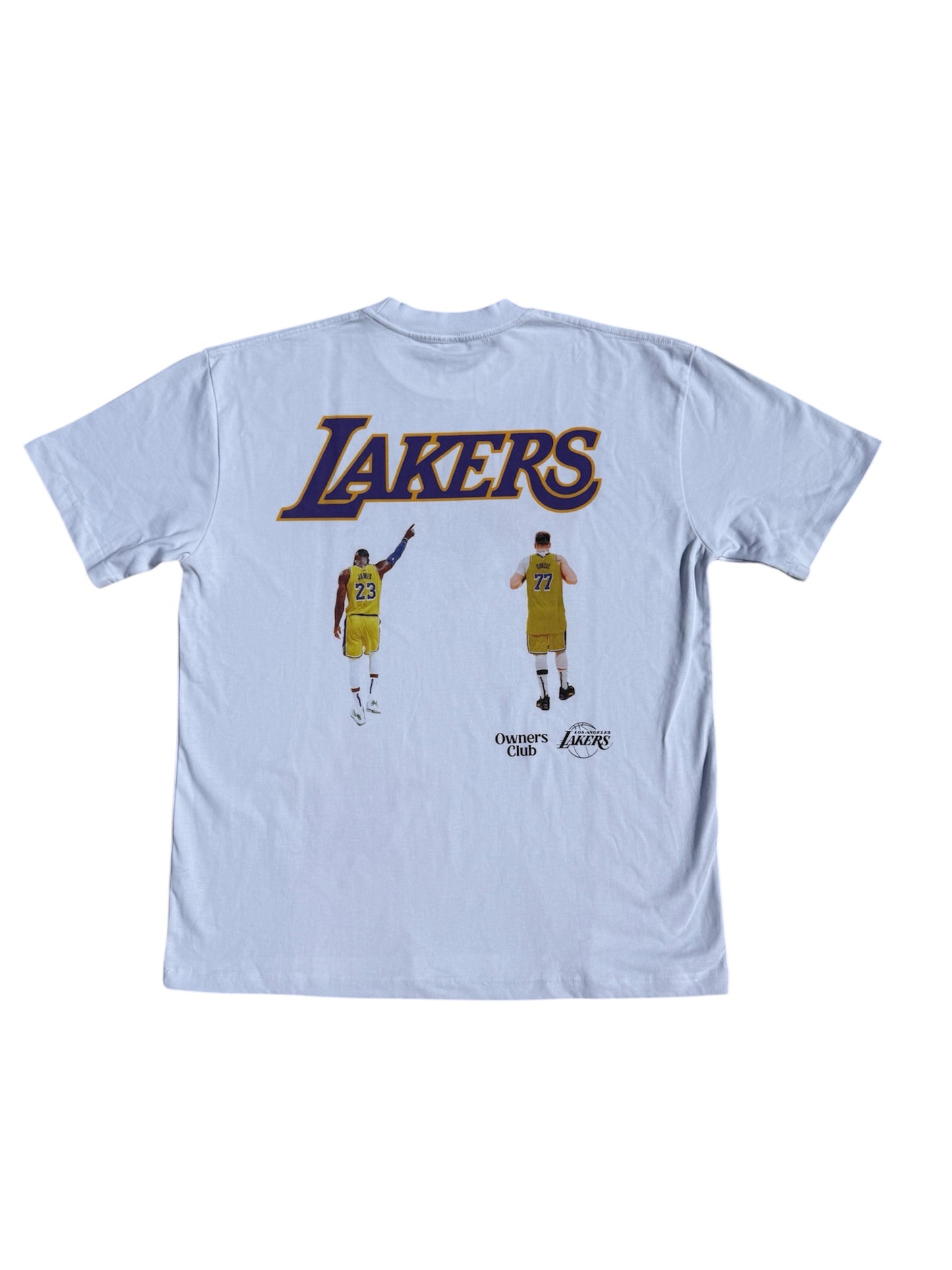 White Lakers Tee