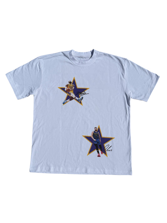 White Lakers Tee